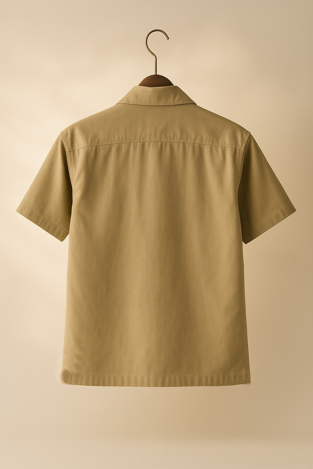 Beige Flower Embroidery