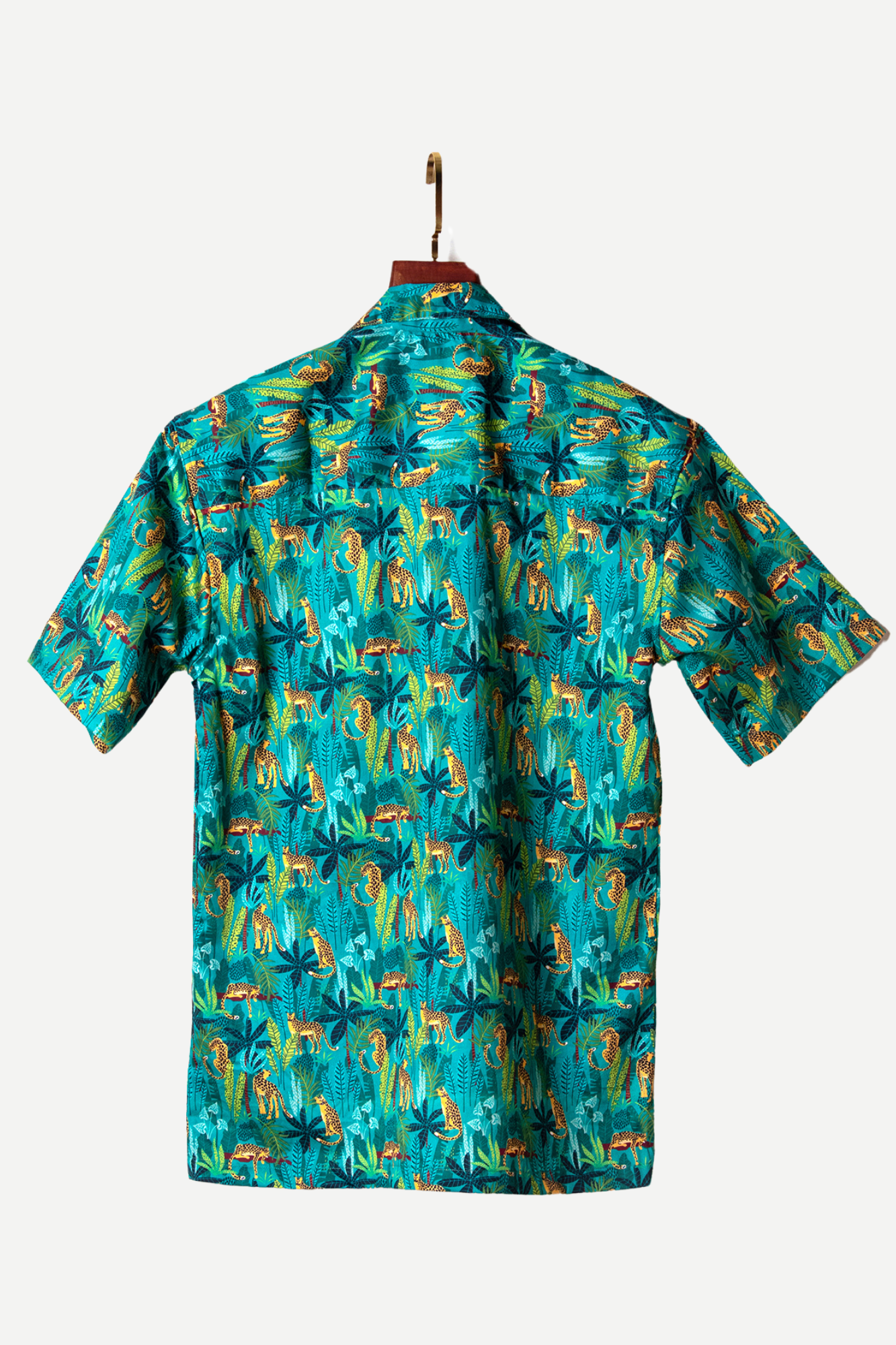 Green Cheetah Print Shirt Image 2