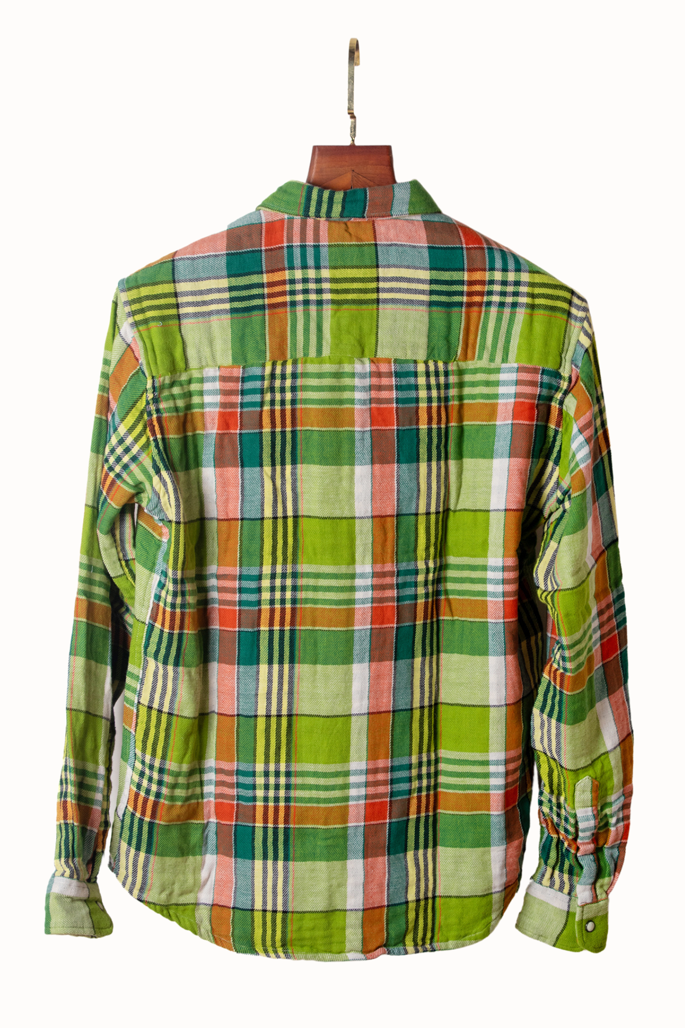 Multi-Check Dual-Layer Shirt Imagel 2