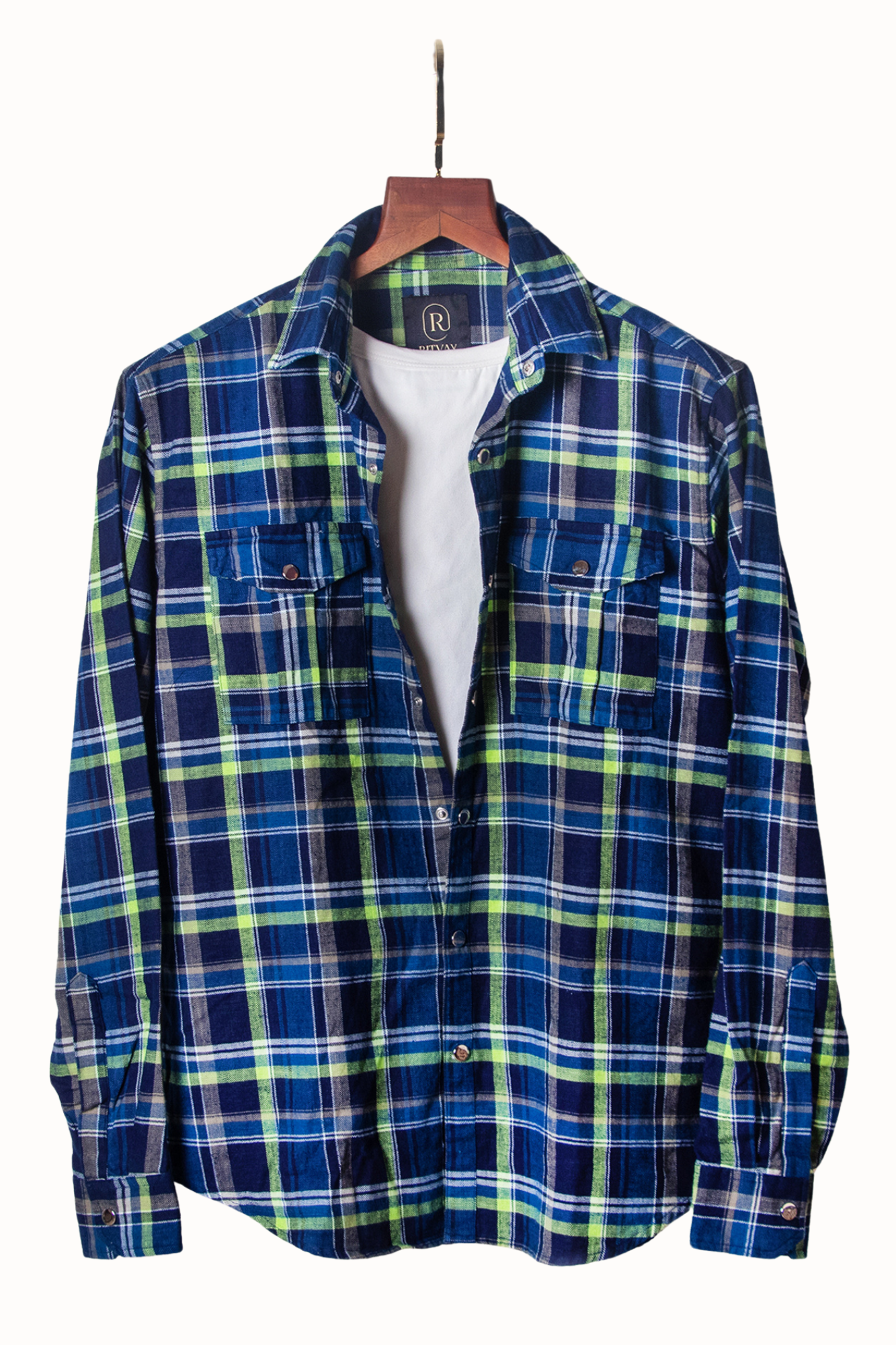 Navy Neon Shirt Image 1