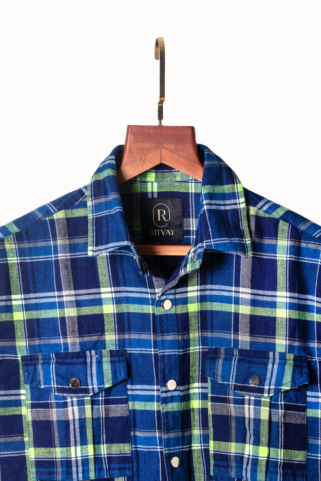 Navy Neon Shirt Image 3