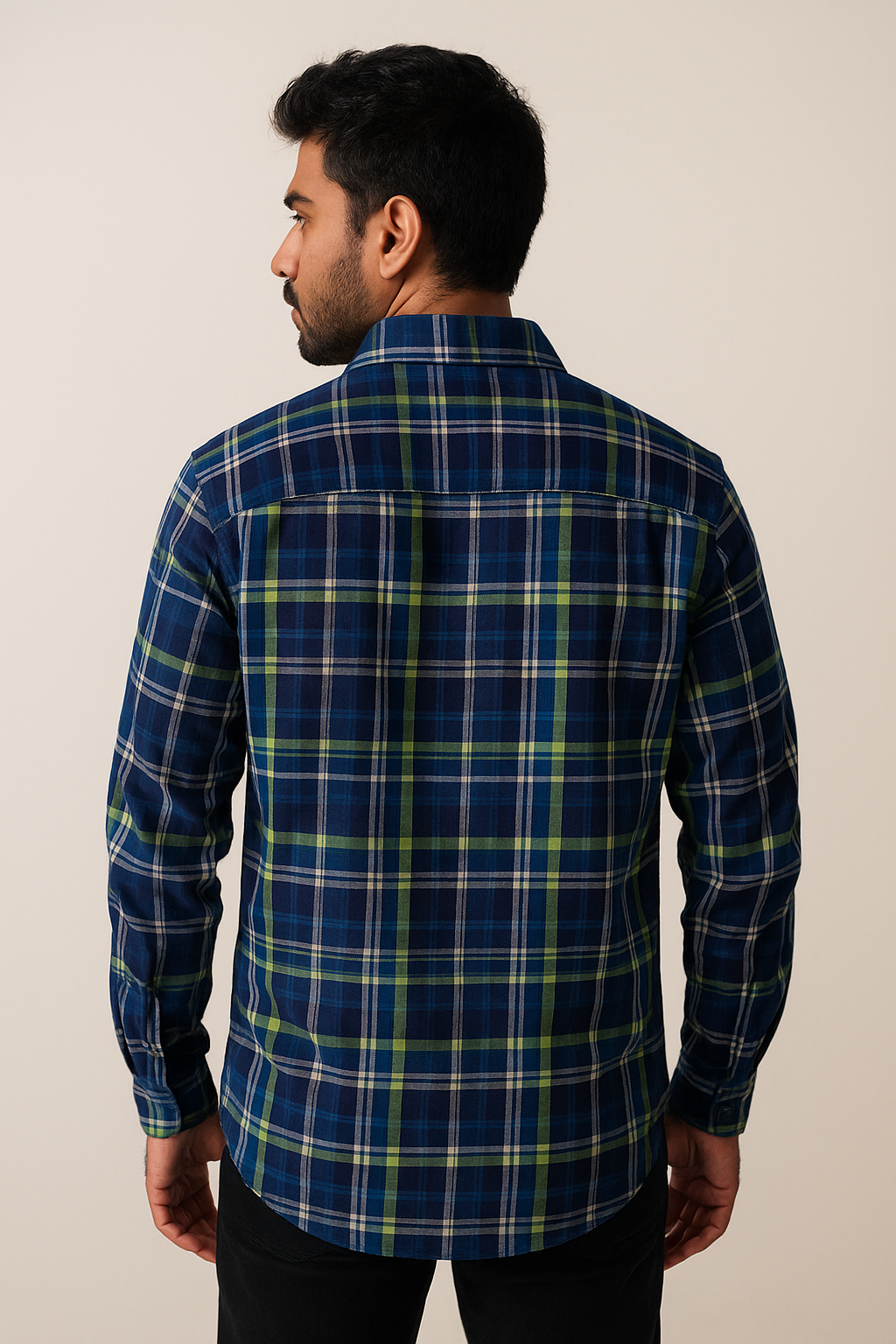 Navy Neon Shirt Model 2