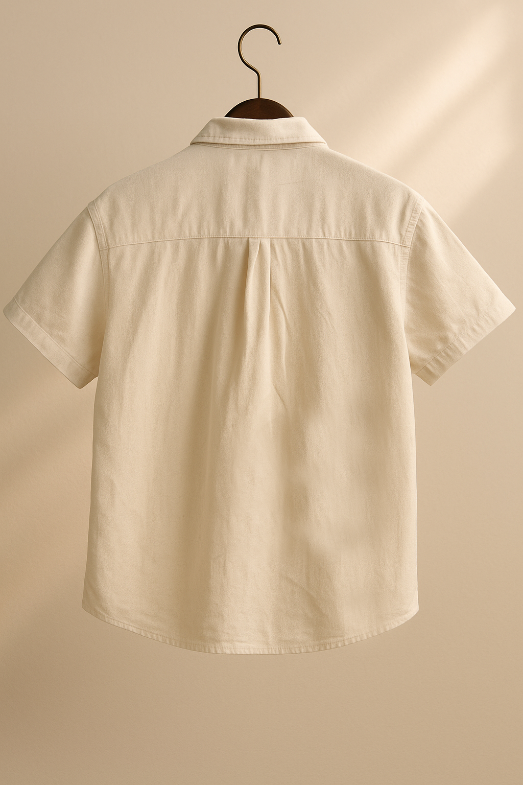 Off White Face Embroidery Shirt