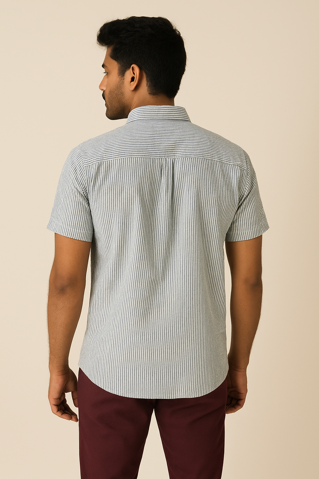 Blue White Stripe Shirt
