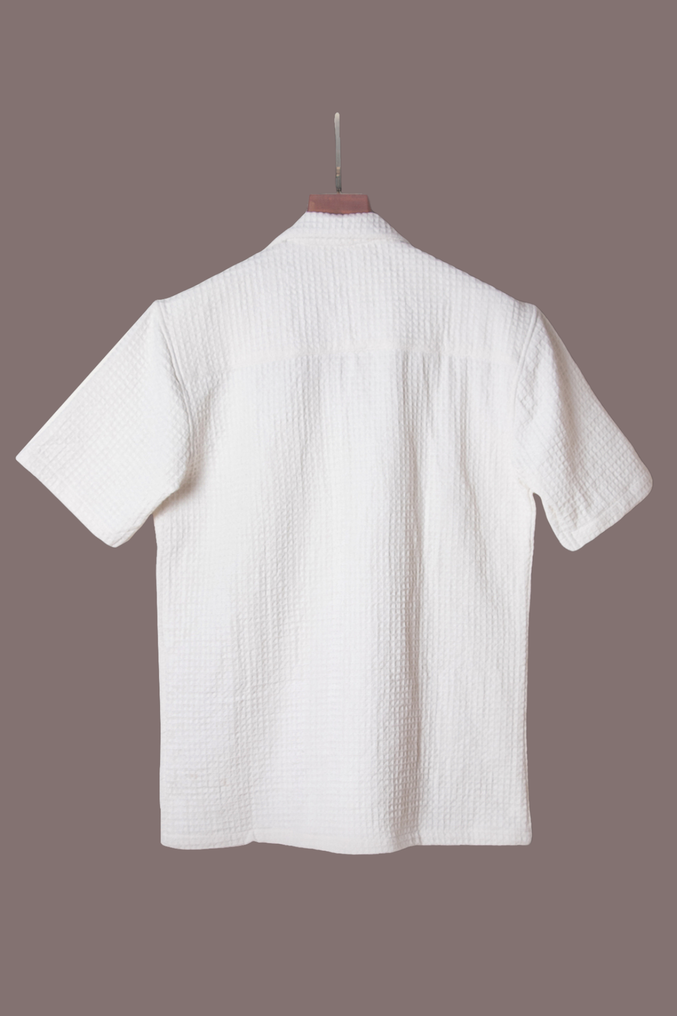 White Dobby Shirt Image 2