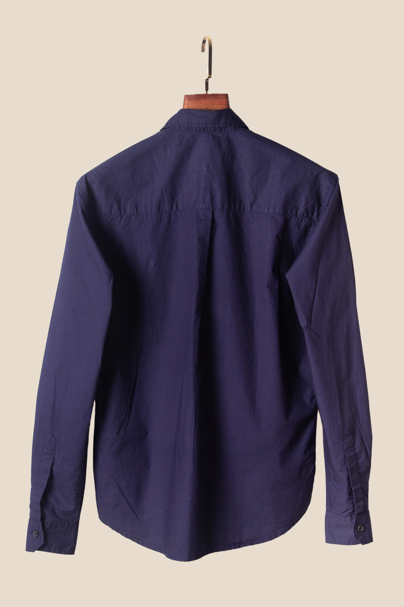 Navy Solid Shirt Image 2
