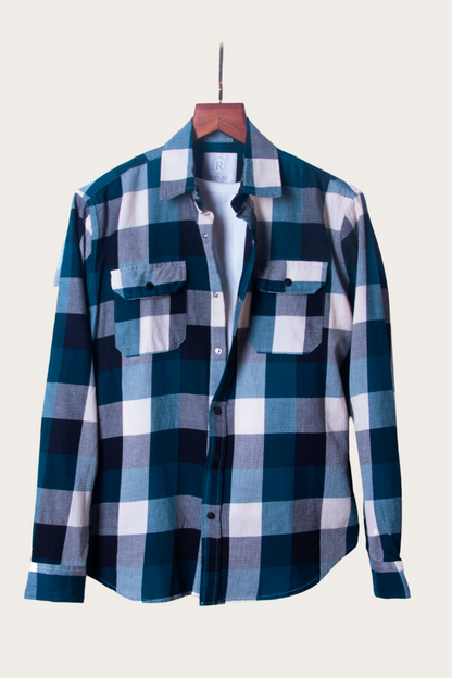 Teal Black Shirt Image 1