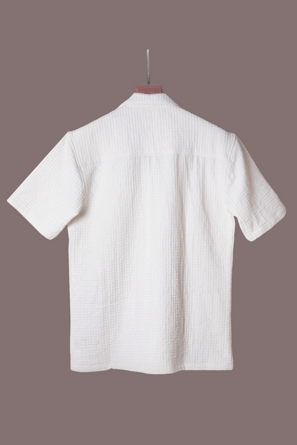White Dobby Shirt Image 2